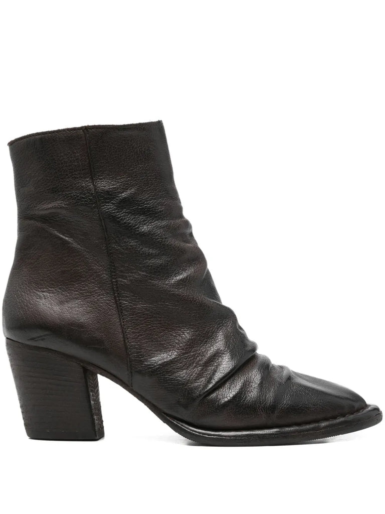 Bota Marrón Tacón Medio