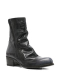 Bota Azul Tacón Medio