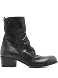Bota Azul Tacón Medio