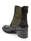 Bota Tacón Medio Verde