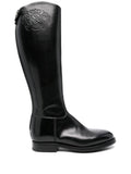 Bota Caña Alta Plana Negra