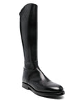 Bota Caña Alta Plana Negra