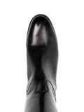 Bota Caña Alta Plana Negra