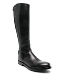 Bota Caña Alta Plana Negra