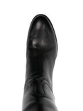 Bota Caña Alta Plana Negra