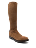 Bota Caña Alta Plana Camel