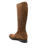 Bota Caña Alta Plana Camel