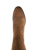 Bota Caña Alta Plana Camel