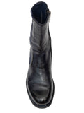 Bota Plana Azul Oscuro