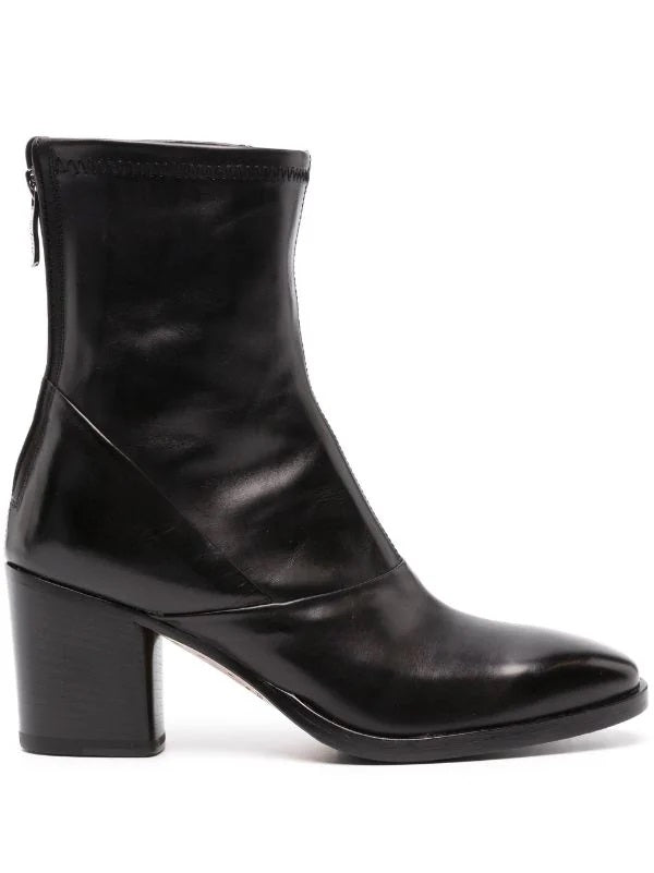 Botas negras tacon medio deals