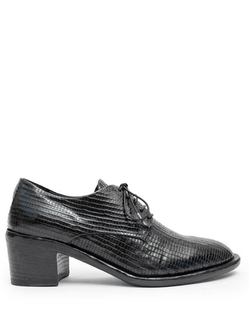 Black Medium Heel Shoe