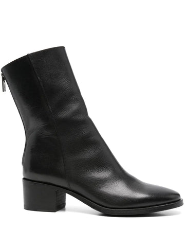 Bota Negra Tacón Bajo