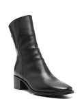 Bota Negra Tacón Bajo
