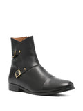 Bota Negra Plana