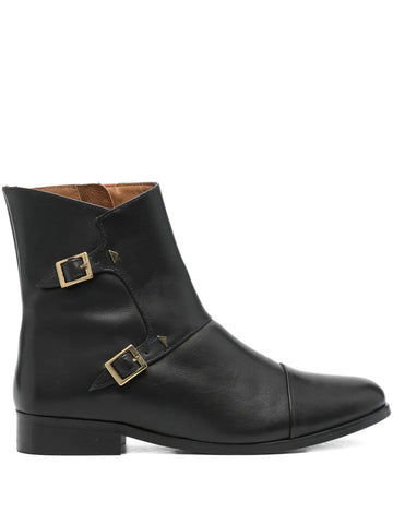 Bota Negra Plana