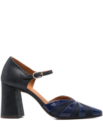 Zapato Azul Tacón