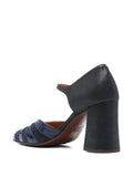 Zapato Azul Tacón