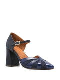 Zapato Azul Tacón