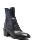 Bota Azul Oscuro Tacón Medio