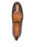 Zapato Marrón - Oro Tacón