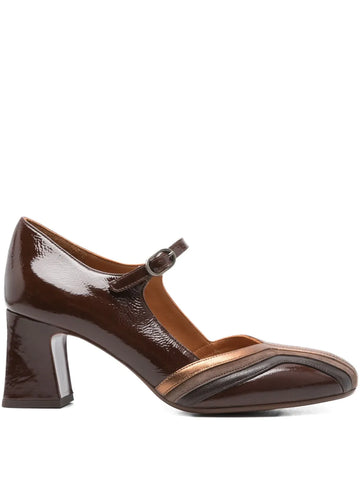 Zapato Marrón - Oro Tacón