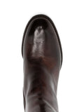 Bota Marrón Tacón Medio