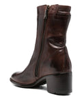 Bota Marrón Tacón Medio