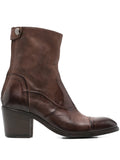 Bota Azul Oscuro Tacón Medio
