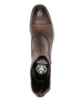 Bota Azul Oscuro Tacón Medio