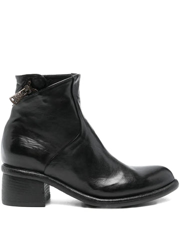 Bota Negra Tacón Medio