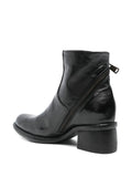 Bota Negra Tacón Medio