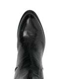 Bota Negra Tacón Medio