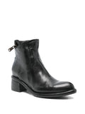 Bota Negra Tacón Medio
