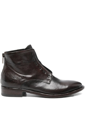 Bota Plana Marrón Oscuro