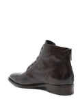 Bota Plana Marrón Oscuro