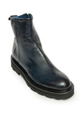 Bota Azul Oscuro Plana