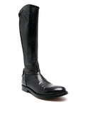 Bota Caña Alta Plana Negra