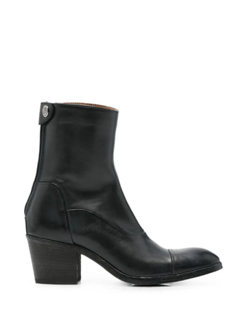 Bota Azul Tacón Medio