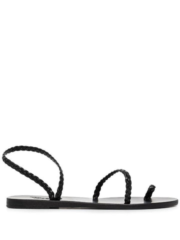 Black Flat Sandal