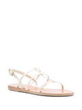White Flat Sandal