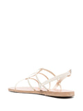 White Flat Sandal