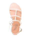 White Flat Sandal