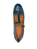 Blue Heeled Shoe