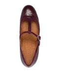 Burgundy Heeled Shoe