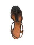 Sandalia Tacón Alto Cobre - Negro