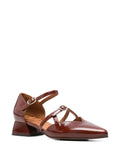 Zapato Tacón Medio Cuero