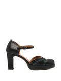 Zapato Plataforma Negro - Verde