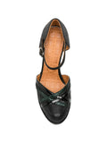 Zapato Plataforma Negro - Verde