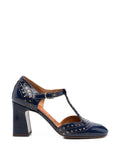 Zapato Tacón Alto Azul