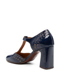 Zapato Tacón Alto Azul